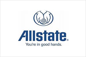 A picture of an allstate logo.